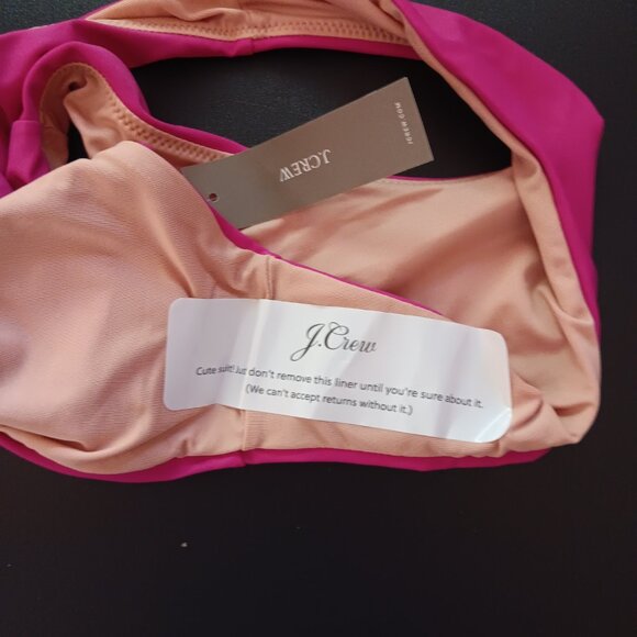 J Crew Women's Bikini Bottom  BC125 Pink NWT  Size Small - Picture 4 of 4